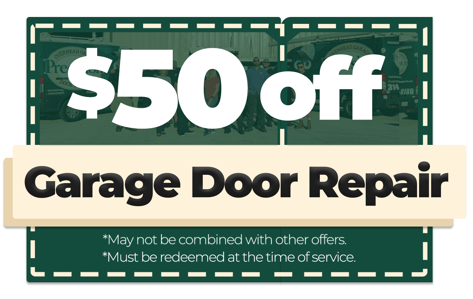 $50 off Garage Door Repair